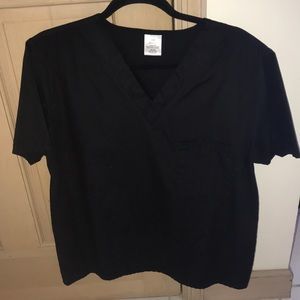Black Scrub Top